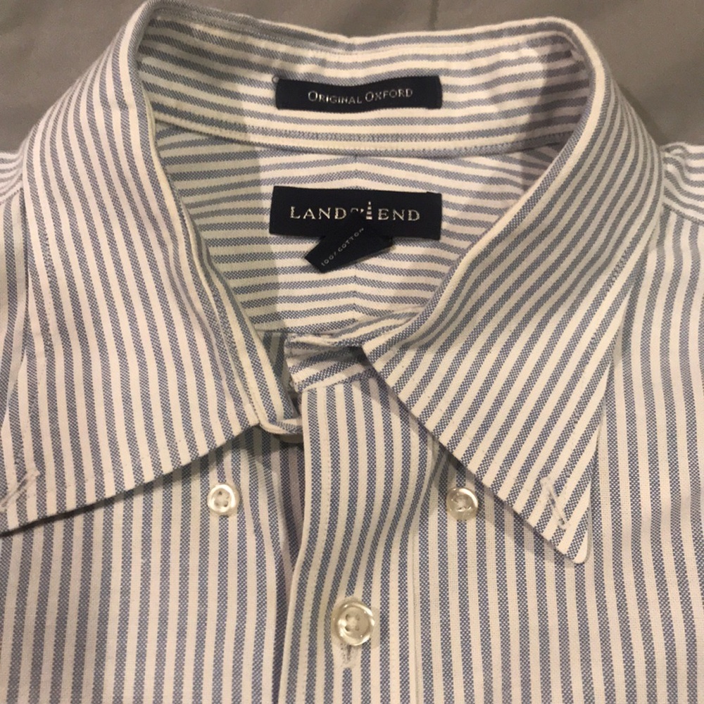 Lands end men’s oxford button down